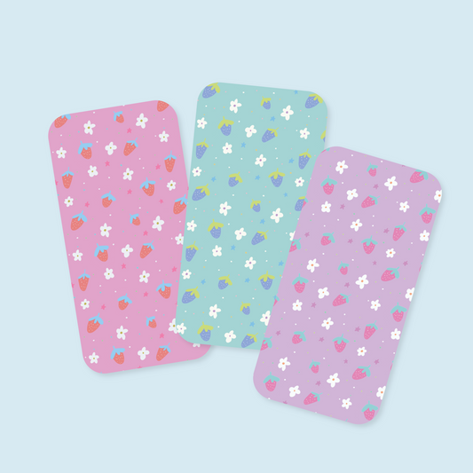 🍓 סט סימניות מיני – “מועדון ספרים” 💗