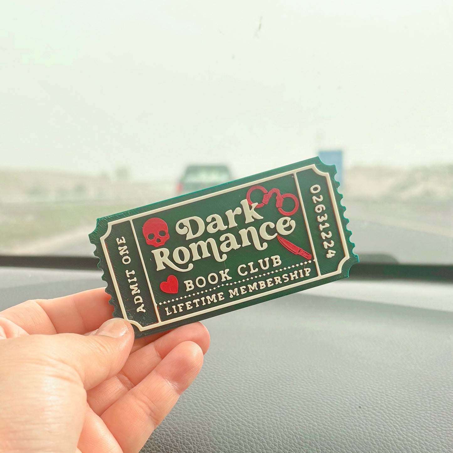שלט Dark Romance Book Club – Lifetime Membership