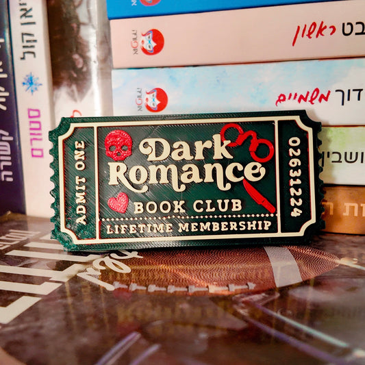 שלט Dark Romance Book Club – Lifetime Membership