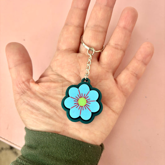 מחזיק מפתחות קליקר בצורת פרח